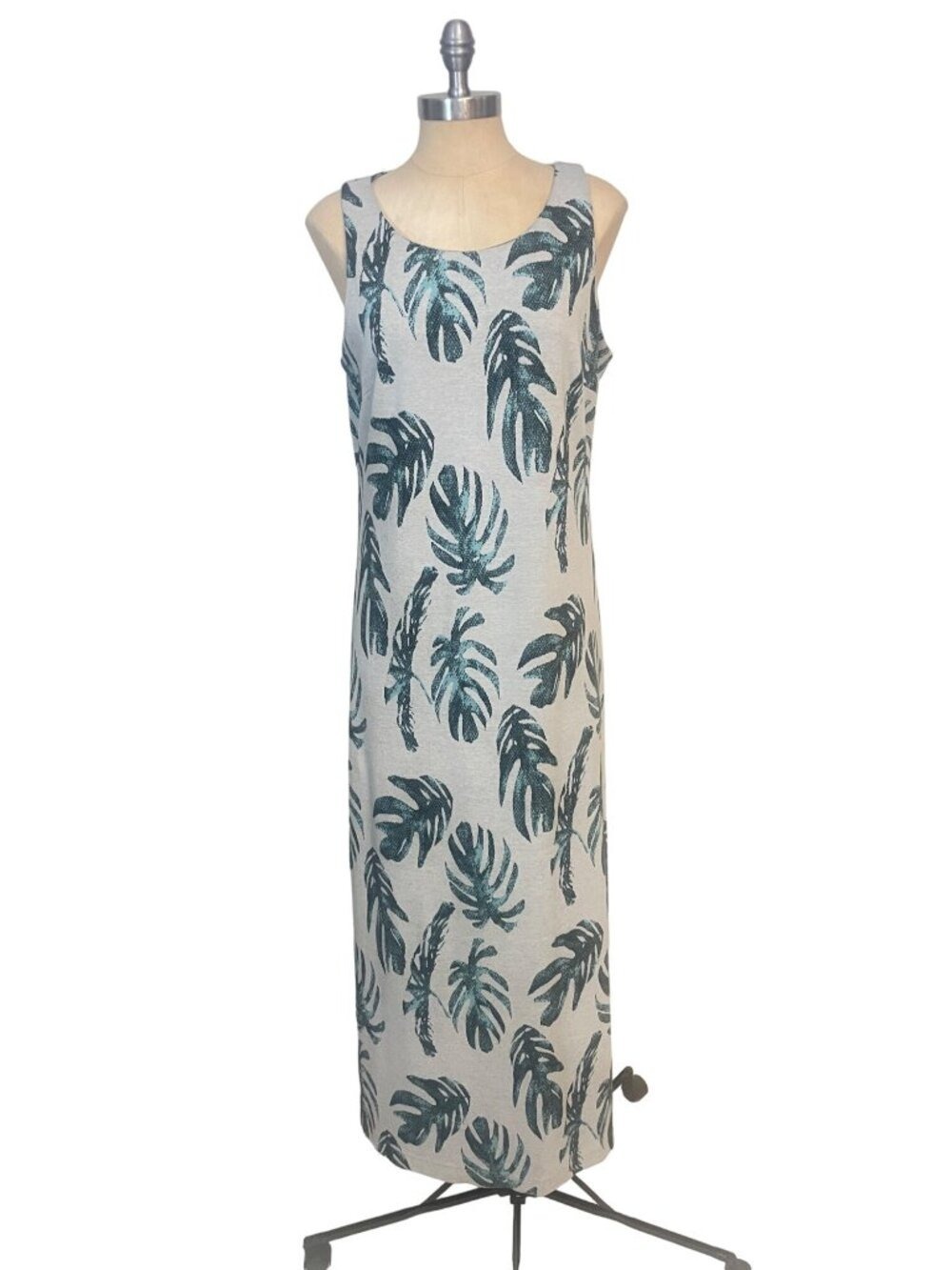 Tyler Böe Claudia Maxi Shift Dress Blue Size Medium New NWOT - Picture 2 of 6